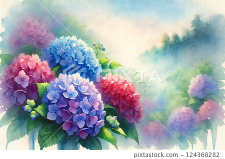hydrangea   124368282