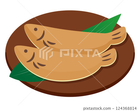 幼小香魚-香魚小吃的插圖 幼小香魚-香魚小吃的插圖 124368814