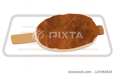 Illustration of Gohei mochi 124368826