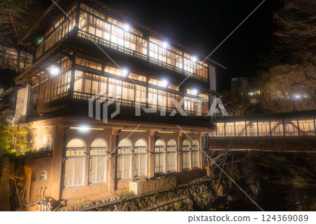 四萬溫泉石前館（群馬縣指定重要文化財產） 124369089