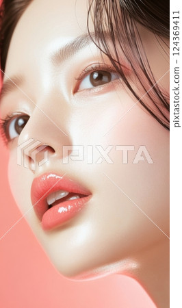 Beautiful woman portrait 124369411