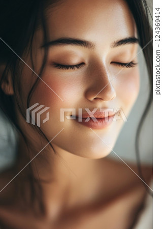 The facial expressions of Japanese women that bring out their natural beauty 124369414