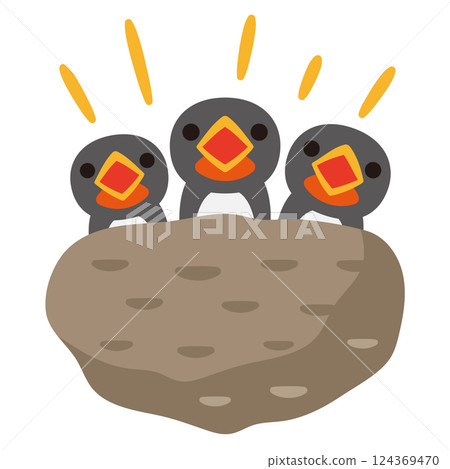 Bird's nest illustration Bird's nest illustration 124369470