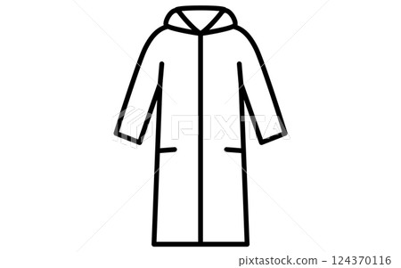 體育場球場、衣服簡單線條圖示（黑白） 124370116