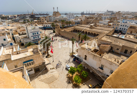 Panorama of Sousse from Ribat fortress Panorama of Sousse from Ribat fortress 124370357