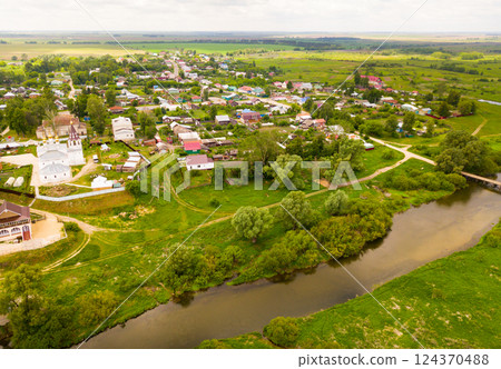 Russian villages are picturesque view of Vladimir region Russian villages are picturesque view of Vladimir region 124370488