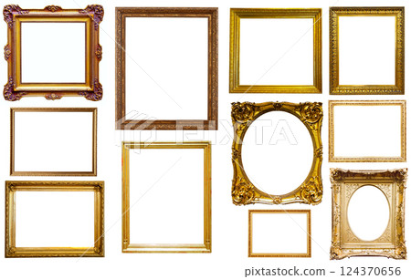 collection of isplated frames 124370656