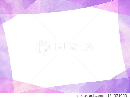 Refreshing watercolor frame - Stock Illustration [124371033] - PIXTA