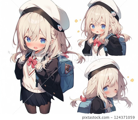 Chibi 女孩角色表 b 124371059