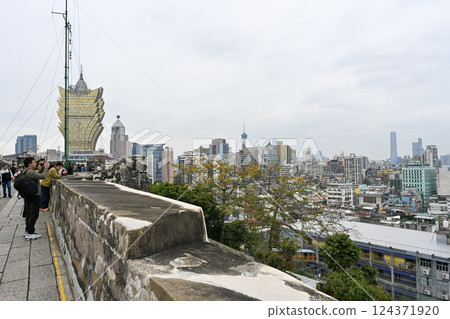 View from Monte Fort, a World Heritage Site / Macau 124371920