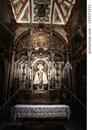 Altar of the Santa Teresa Monastery in Avila, Spain Altar of the Santa Teresa Monastery in Avila, Spain 124371931