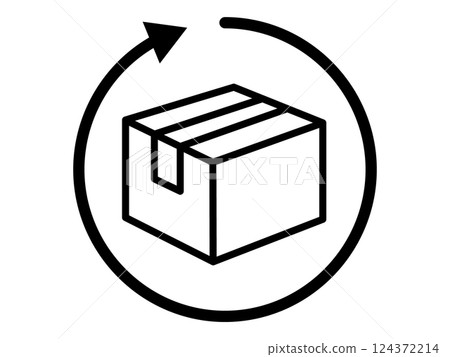 Return icon (exchange mark) 124372214