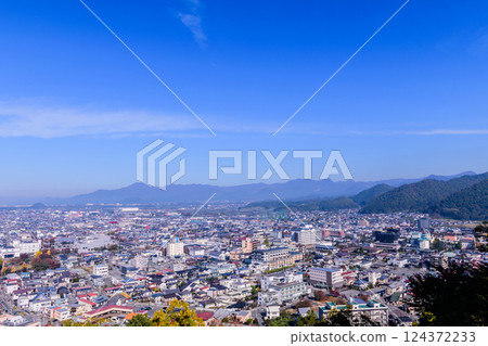 A view of Tendo, the town of shogi 124372233