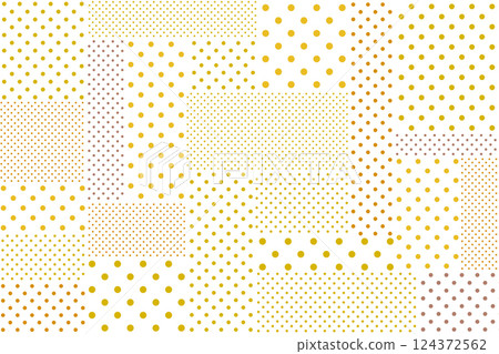 Polka dot rectangle 124372562