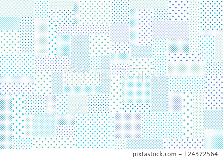 Polka dot rectangle 124372564