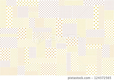 Polka dot rectangle 124372565