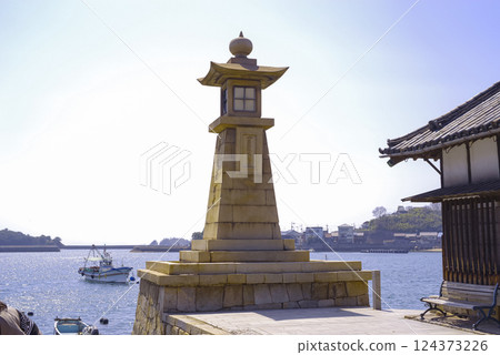 廣島縣福山市鞆之浦通宵點燈 124373226