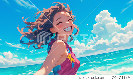 一個泳裝女士 一個泳裝女士 124373339