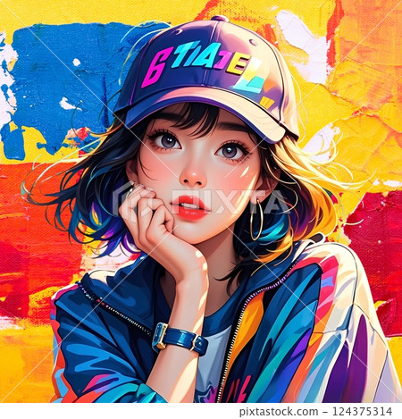 colorful fashion women 124375314