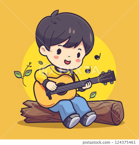A Young Musician's Moment 124375461