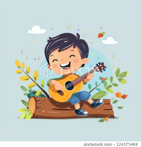 A Young Musician's Moment 124375469