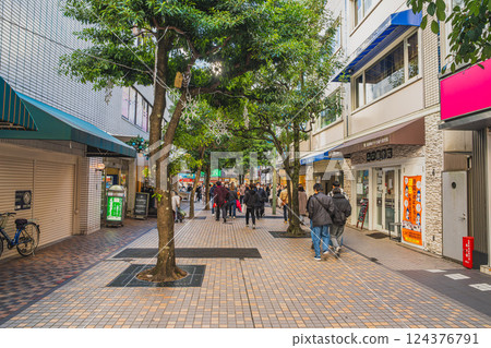 Cityscape around Shin-Shizuoka Cenova and Keyaki Plaza in Shizuoka City (Shizuoka Prefecture) 124376791