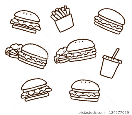 漢堡包 漢堡包 124377059