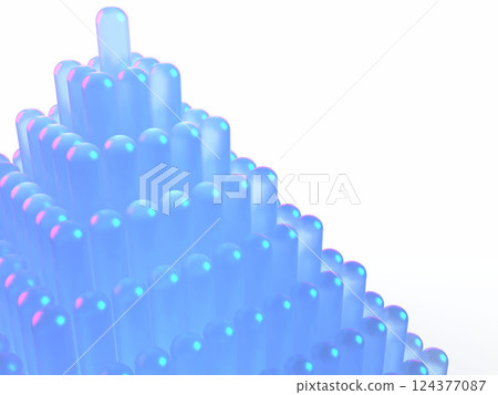 水晶玻璃金字塔的 3D 插圖 水晶玻璃金字塔的 3D 插圖 124377087