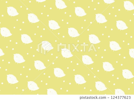 Cute little bird silhouette yellow background Cute little bird silhouette yellow background 124377623