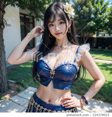 時髦的。角色扮演攝影 124378023
