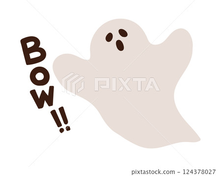 可愛的海外風幽靈插畫 124378027