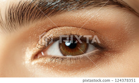 女性眼睛特寫鏡頭 女性眼睛特寫鏡頭 124378351