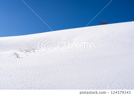 Suwa City, Nagano Prefecture, Kurumayama Highlands in winter 124379143