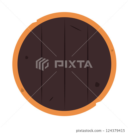 Isolated shield weapon medieval icon 124379415