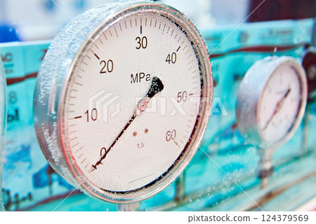Industrial pressure sensors in water 124379569