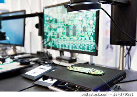 Digital microscopes with monitors quality control Digital microscopes with monitors quality control 124379581