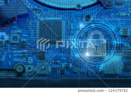 Cybersecurity and data protection. Cybersecurity and data protection. 124379782