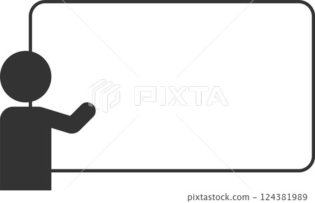 Training-style monochrome pictogram 124381989