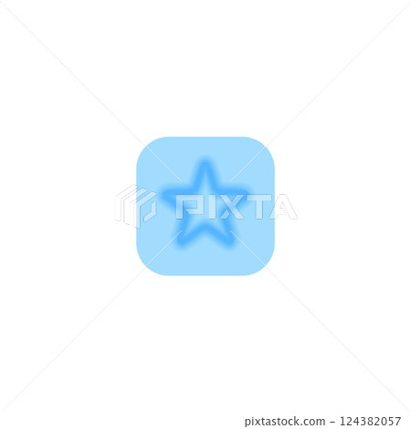 Star gradient blurred vector element, blue star outline aura in square, rating achievement Y2K aesthetic symbol, award Star gradient blurred vector element, blue star outline aura in square, rating achievement Y2K aesthetic symbol, award 124382057