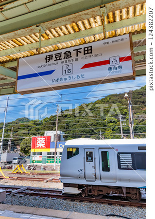 Shizuoka Prefecture, Shimoda City, Izukyu Shimoda Station 124382207