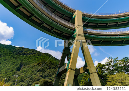 靜岡縣河津町河津七瀧循環橋 靜岡縣河津町河津七瀧循環橋 124382231