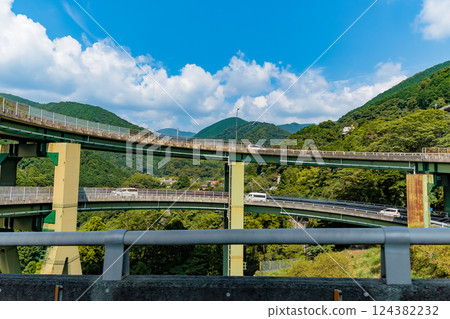 Kawazu Nanataki Loop Bridge, Kawazu Town, Shizuoka Prefecture Kawazu Nanataki Loop Bridge, Kawazu Town, Shizuoka Prefecture 124382232