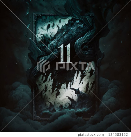 Zodiac sign Virgo in the clouds. Astrological horoscope. number 11 124383132