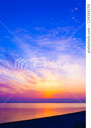 Asahi of Lake Biwa Asahi of Lake Biwa 124384259