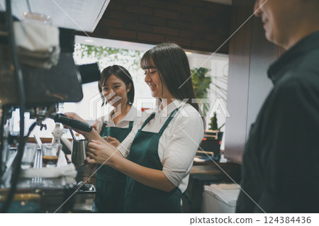 female, lady, woman 124384436