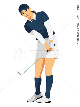 女職業高爾夫球手 124384909