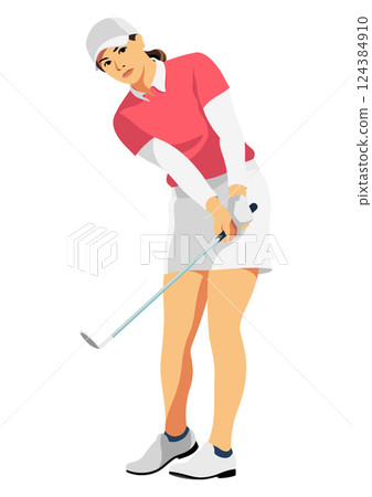 女職業高爾夫球手 124384910