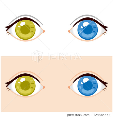 奇怪的眼睛插圖 124385432