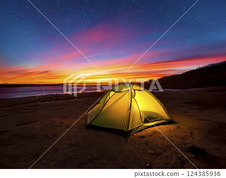 露營 AI 生成的圖像 露營 AI 生成的圖像 124385936