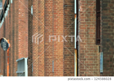 Brick exterior wall (former Hiroshima Army Clothing Depot) 124386028